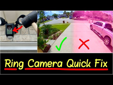 ✅How to Fix Ring Flood Light Camera Pink Tint Distorted Video Imaging Quick DIY Review