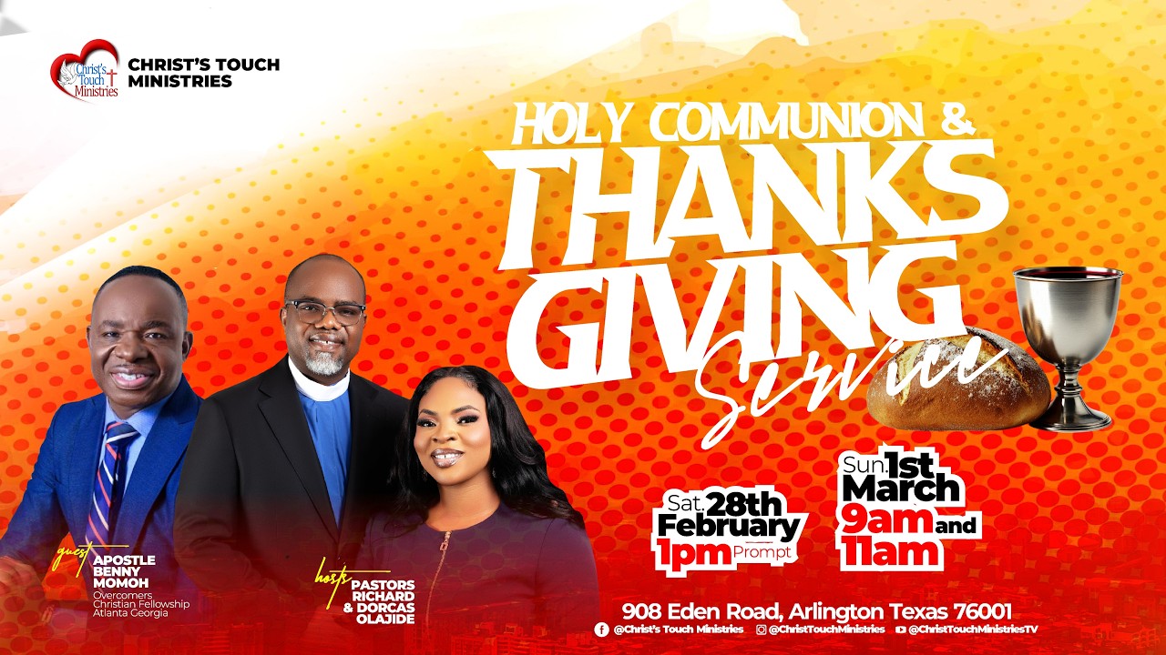 How an Open‑Handed Life Changes Everything with Apostle Benny Momoh  @ChristsTouchMinistries