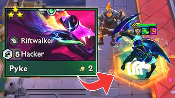 5 Hacker 3 Star Pyke ⭐⭐⭐ Carry Strategy !!! 🔥🔥| TFT SET 8.5