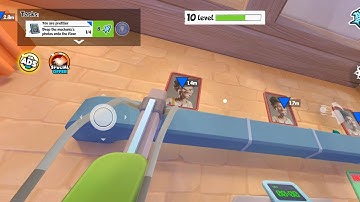 I am Cat Mobile Garage - Level 10 Drop the Mechanics photo onto the floor Walkthrough 