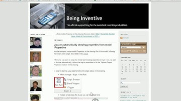 Copying iProperties from Model to Drawing