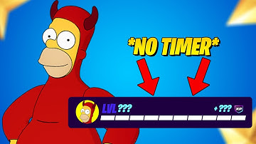 NO TIMER Fortnite XP GLITCH MAP to LEVEL UP FAST in CHAPTER 6 SIMPSONS MINI SEASON 2! (Earn XP)