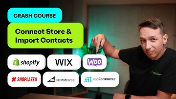 Connect Ecommerce Store & Import Contacts | Email Marketing Full Course for Beginners | Step #2