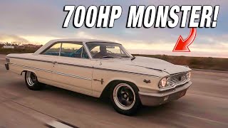 Taking a 700HP Galaxie To a Car Meet! *Fastest Car I've Been In!*