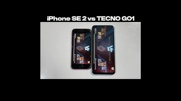 iPhone SE 2020 vs TECNO Spark Go 1 - PUBGM Test