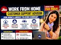 Work from home job opportunity  from Jio 2026 | wfh | part time jobs | latest vacancy