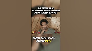 The BITTER FEUD Between Candace Owens And Steven Crowder #shorts  #podcast