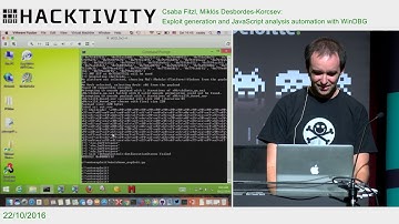 Csaba Fitzl, Miklós Desbordes-Korcsev – Exploit generation, JavaScript analysis automation