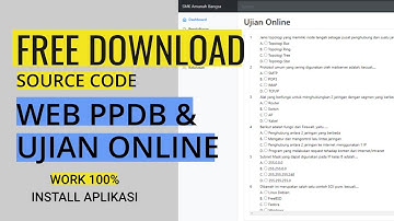 Aplikasi Website PPDB Online - Free Download Source Code! FREE SOURCE CODE