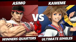Kagaribi 9 - Kameme (Sora) Vs. Asimo (Ryu) SSBU Ultimate Tournament