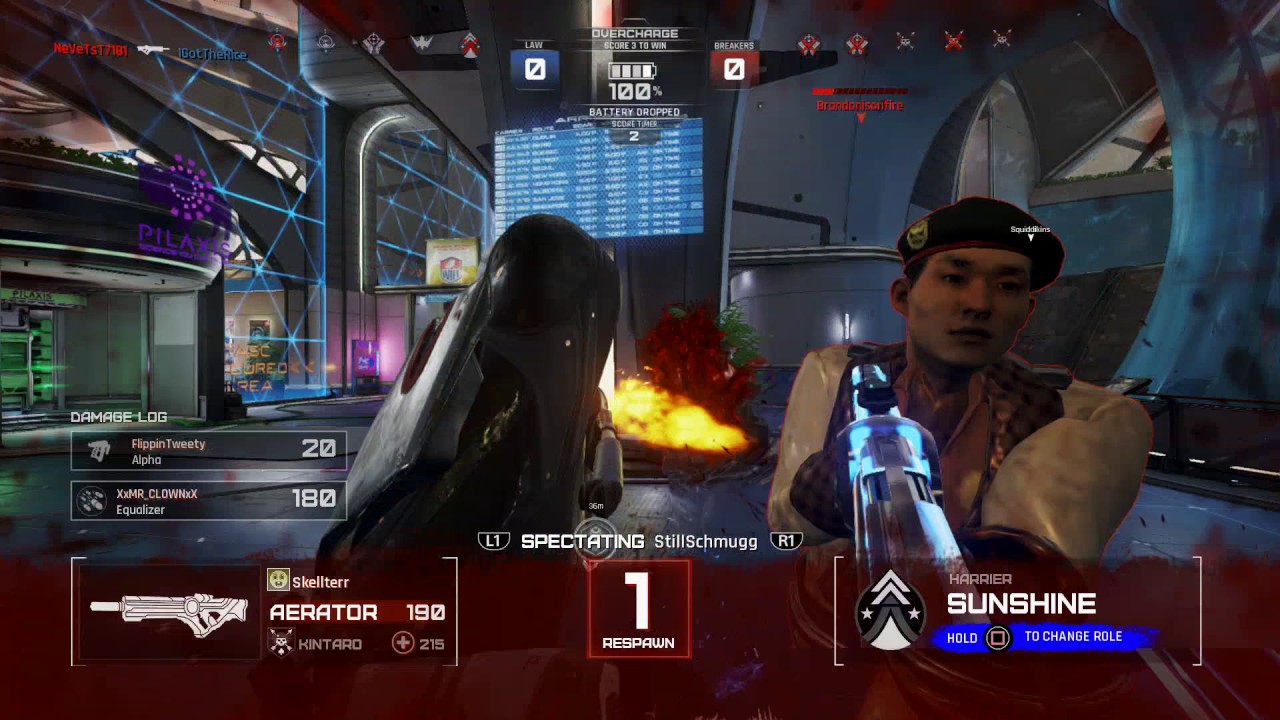 Lawbreakers: Overcharge Gamemode (Harrier) Gameplay