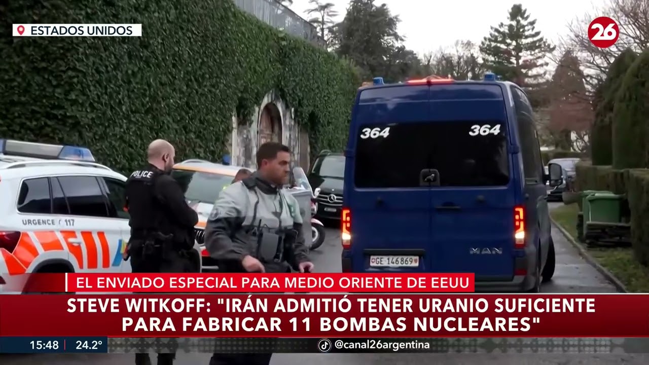 🇺🇸🇮🇷 IRÁN PODRÍA FABRICAR HASTA 11 BOMBAS NUCLEARES | Según el enviado especial Steve Witkoff