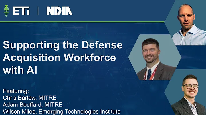 Supporting the Defense Acquisition Workforce with AI