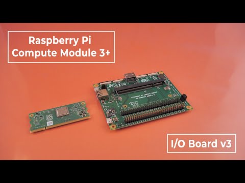 Вычислительный модуль Raspberry Pi CM 3+ и платформа для устройств  I-O Board V3- Железки Амперки