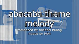 Bfb Ost Abacaba Theme Melody