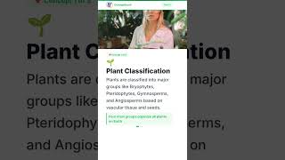 Plant Kingdom, Class 11 Biology | Chapter 3 | Class 11 Biology | NCERT | ConceptScroll 📚 #Shorts