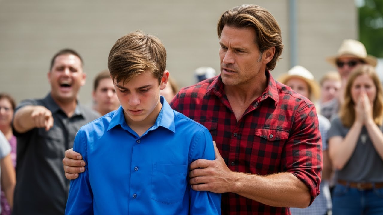 Gay Teen Was Mocked at a County Parade — Until a Millionaire Farmer Said, “He’s My Husband”