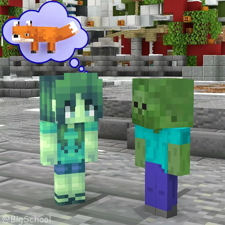 Zombie Girl and Zombie Boy play to guess the animal inside the wall! ?