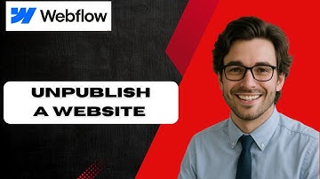 How to Unpublish a Website in Webflow   (full guide)