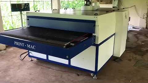 Print-Mac "Mac-Tex Cure 6210"  Automatic Textile Conveyor Curing Machine