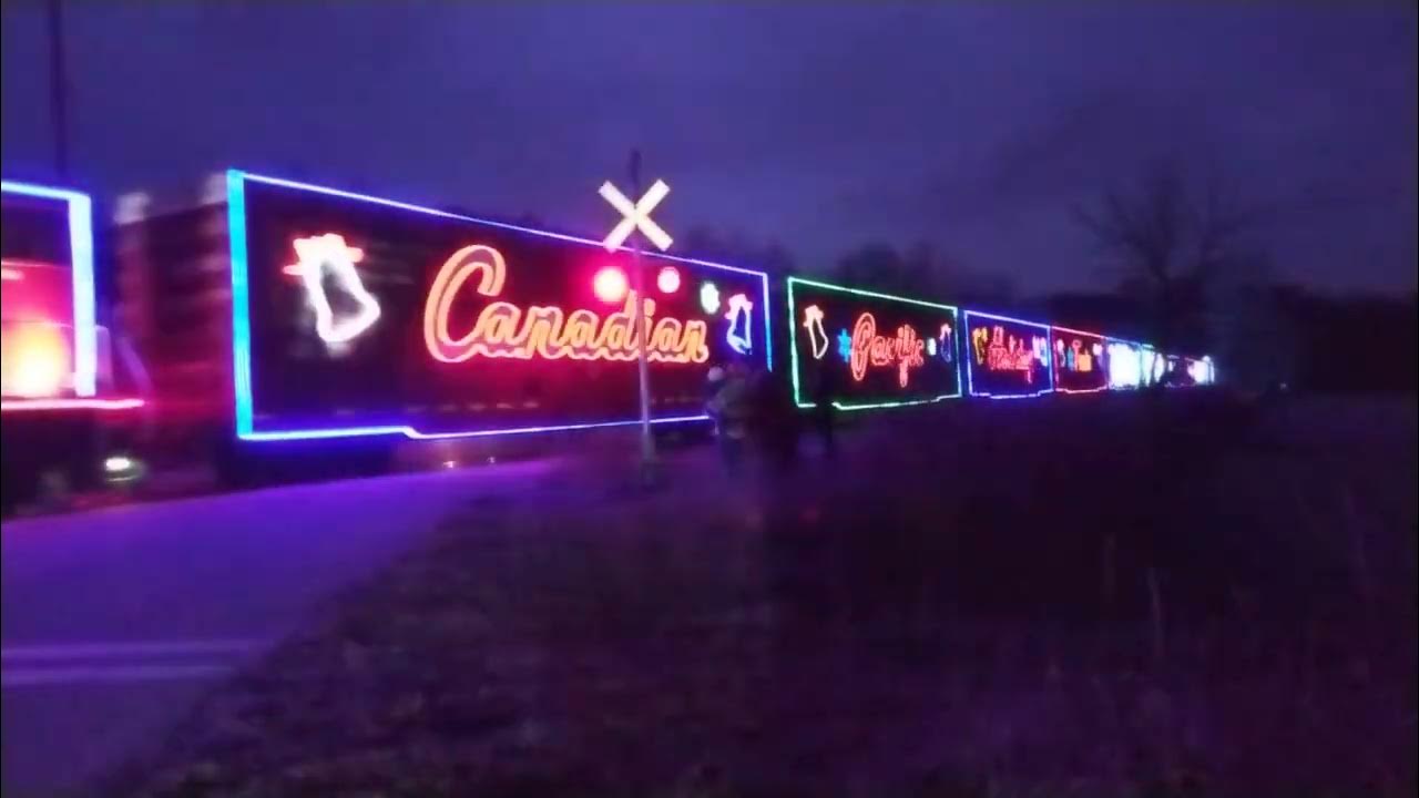 CP Holiday train passes through Reidsville YouTube