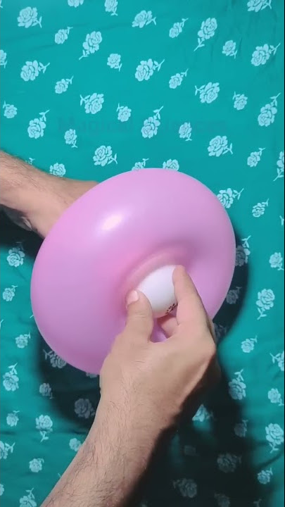 insert a ball into a balloon #shorts #viral #fyp #ytshorts #500subs @Magicalsciences