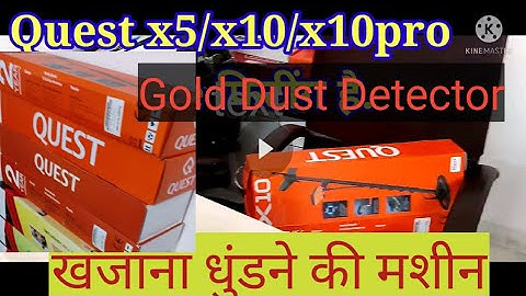 Quest x5/x10/x10pro metal detector assembly & oprating