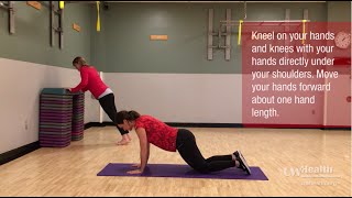 14 Days of Exercise. Day 10 - Floor plank to puppy pose 