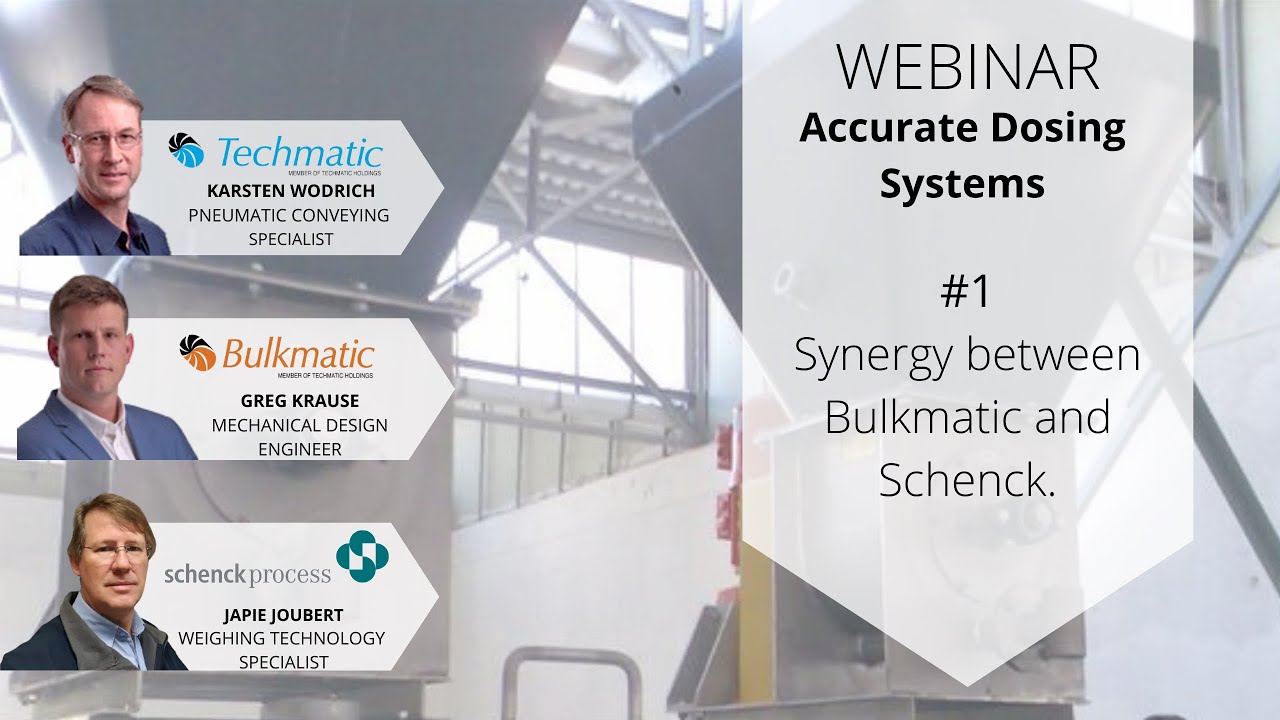 #1 Synergy - Techmatic Webinar on Accurate Dosing Systems