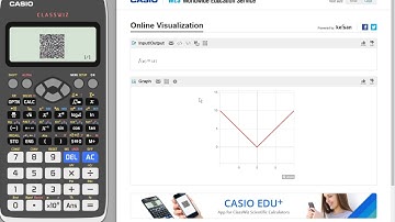 fx-991EX  Graphing the Absolute Value Function w/A Scientific Calculator