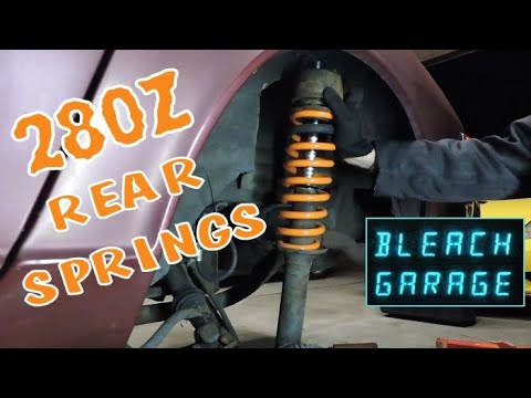 Quick method to replace 280Z rear struts - YouTube