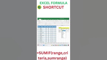 SUMIF SHORTCUT | EXCEL FORMULA | #excel #excelformula #excelfunction #sumif  @ExcelExxpress