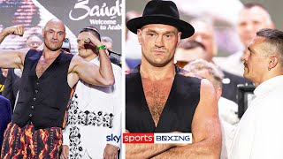 FURY REFUSES STAREDOWN! ❌ | Tyson Fury and Oleksandr Usyk go head-to-head at final press conference
