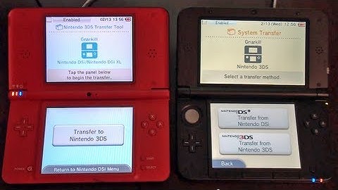 DSi to 3DS System Transfer Tool