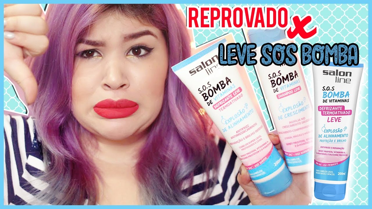 REPROVADO LEVE SOS BOMBA - SALON LINE [Defrizante, Crescimento, Cabelo Liso]