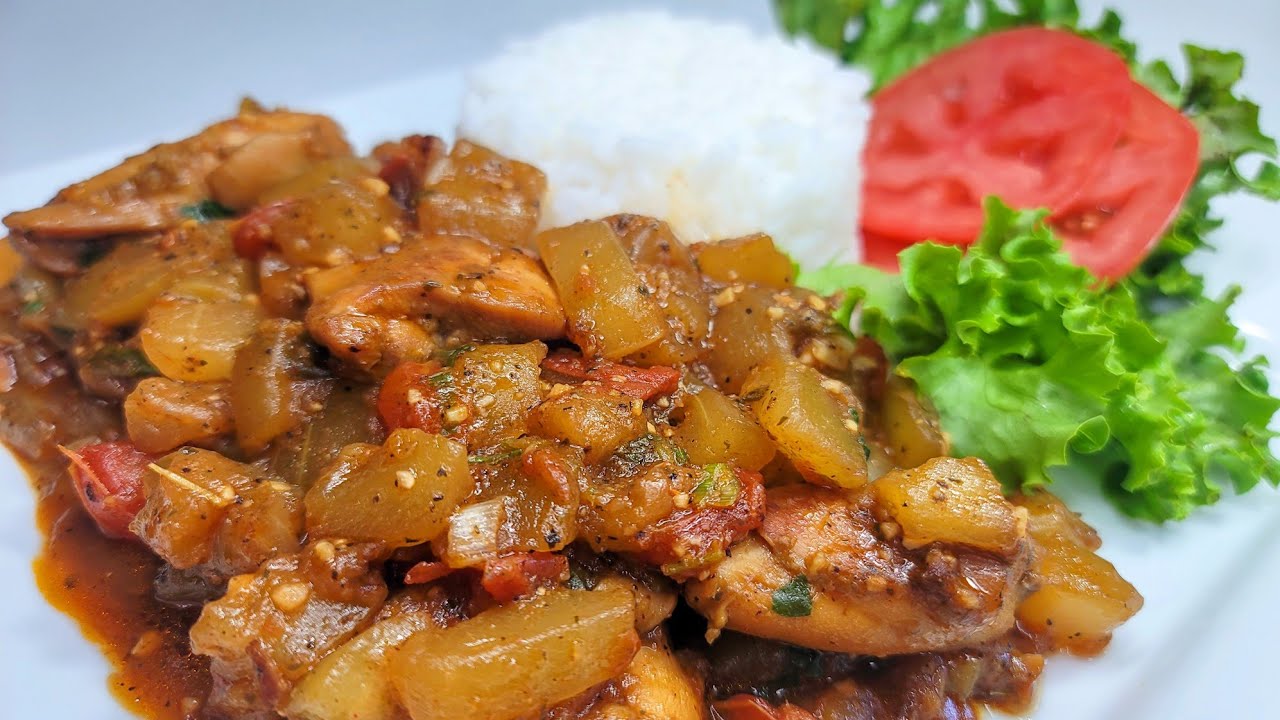 GUYANESE SQUASH & CHICKEN STEW recipe 🇬🇾 YouTube