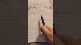 Calculating the converse rule of probability example 1