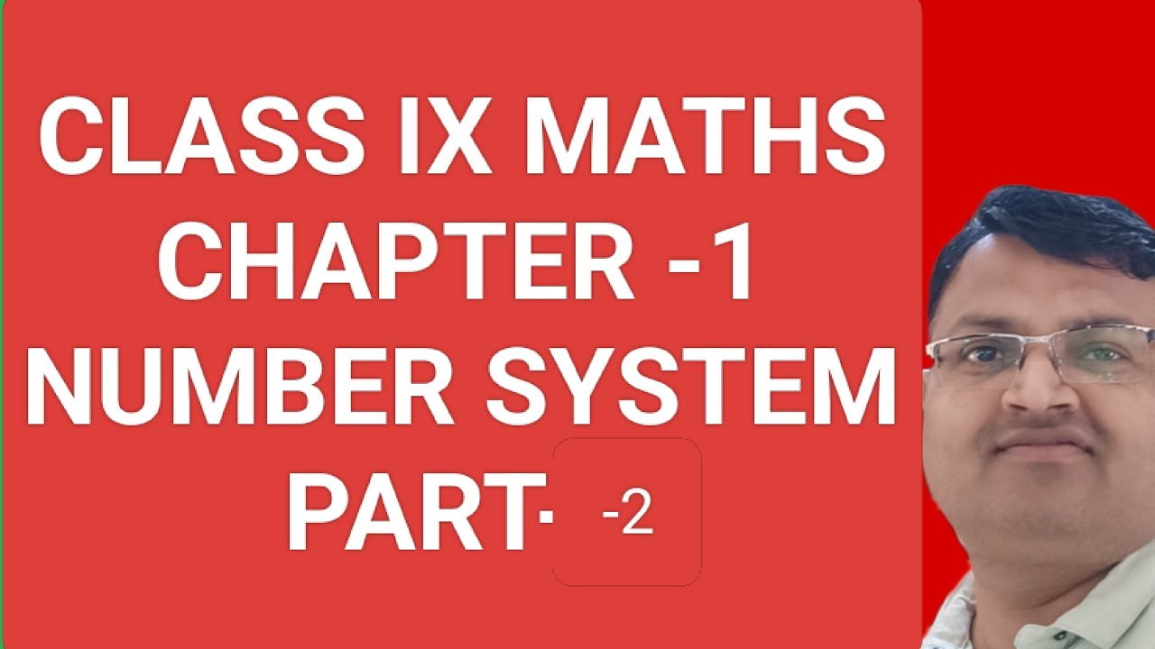 #CBSE #CLASS - IX MATHS CHAPTER -1(number system) part -2