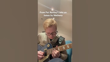 Patrick Bartley on the bridge of James by Pat Metheny #jazzguitar  #patrickbartley #patmetheny