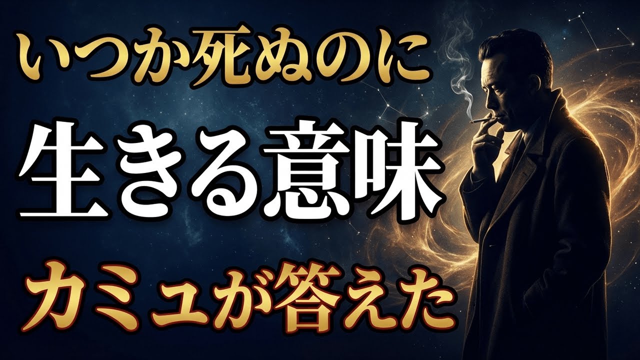 【哲学】「いつか死ぬのに生きる意味」を哲学者カミュが完璧に答えた