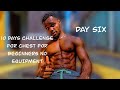 10 DAYS Home Workout Challenge / DAY 6 SIX 💪 / Focus - CHEST / For Beginners / NO EQIUPMENT needed