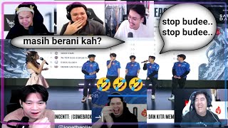 reaction streamer interview RBL AUDY #mobilelegends #mlbb #mplid #reaction