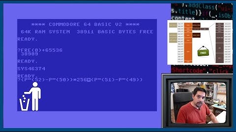 Free memory in Commodore Basic and Garbage Collection | C64 | FRE()