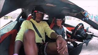 Jimmy Bulter Rides A Mclaren With Lando Norris