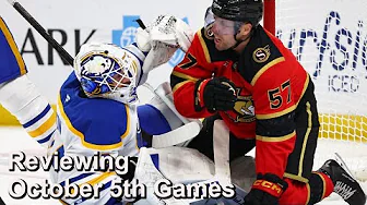 Reviewing October 15th, 2025 NHL Games