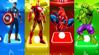 Telis Hop EDM & Phonk Rush - Capitan America vs Iron man vs Spiderman vs Hulk