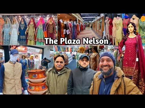 Visiting THE PLAZA NELSON | Pakistani Shopping Centre In Uk | Desi Jatt UK