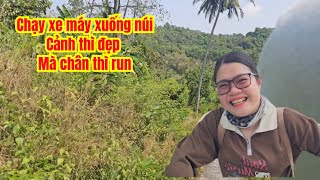 Chạy Xe Trên Đường Xuống Núi Vừa Đẹp Vừa Run....
