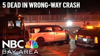 Wrong-Way Crash on Highway 4 in Pittsburg Leaves 5 Dead