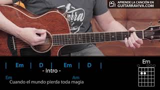 Cómo tocar Resistiré en Guitarra cover acordes